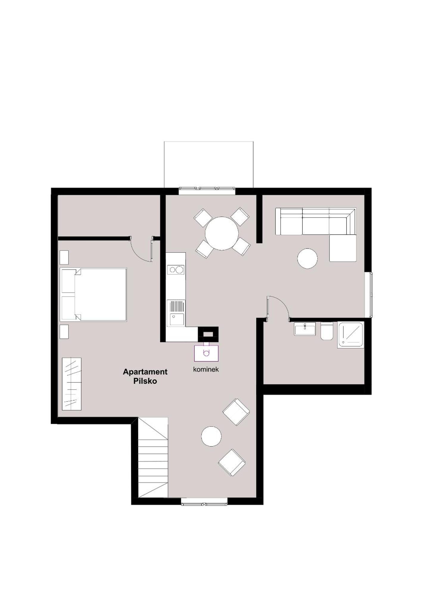 W Deski Dom Apartamenty クシジョバ エクステリア 写真