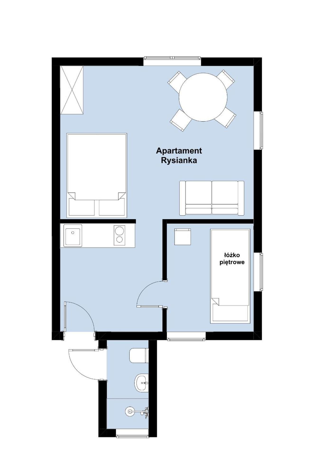 W Deski Dom Apartamenty クシジョバ エクステリア 写真